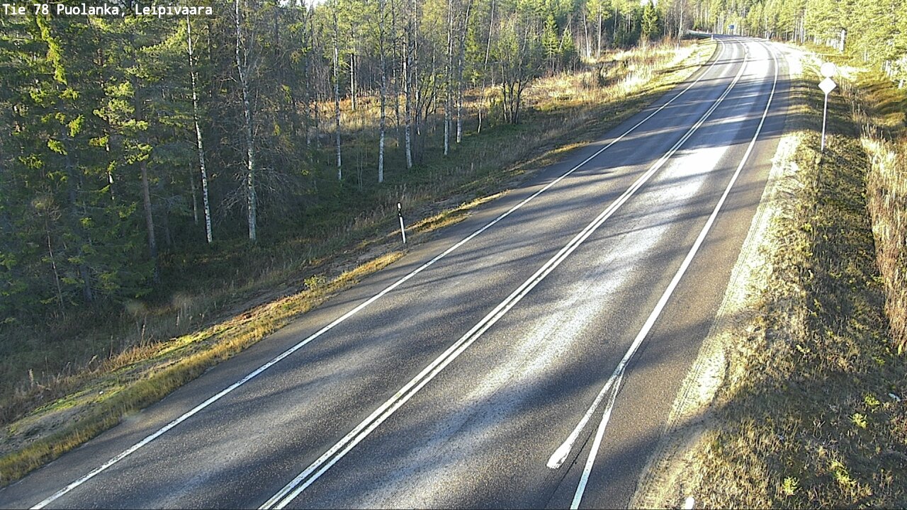 Kelikamerat Kuva Tie 78 Puolanka, Leipivaara, Puolanka, Kainuu