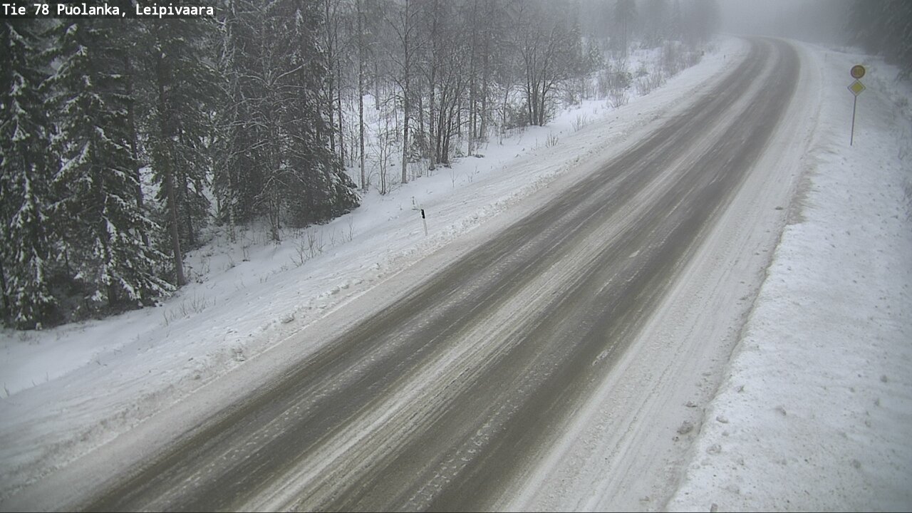 Weather Camera Image Road 78 Puolanka, Leipivaara, Puolanka, Kainuu