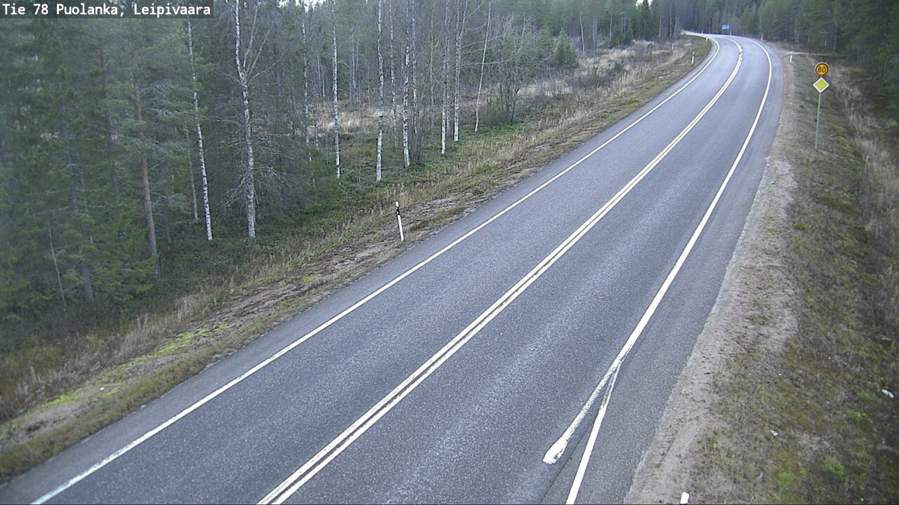 Kelikamerat Kuva Tie 78 Puolanka, Leipivaara, Puolanka, Kainuu