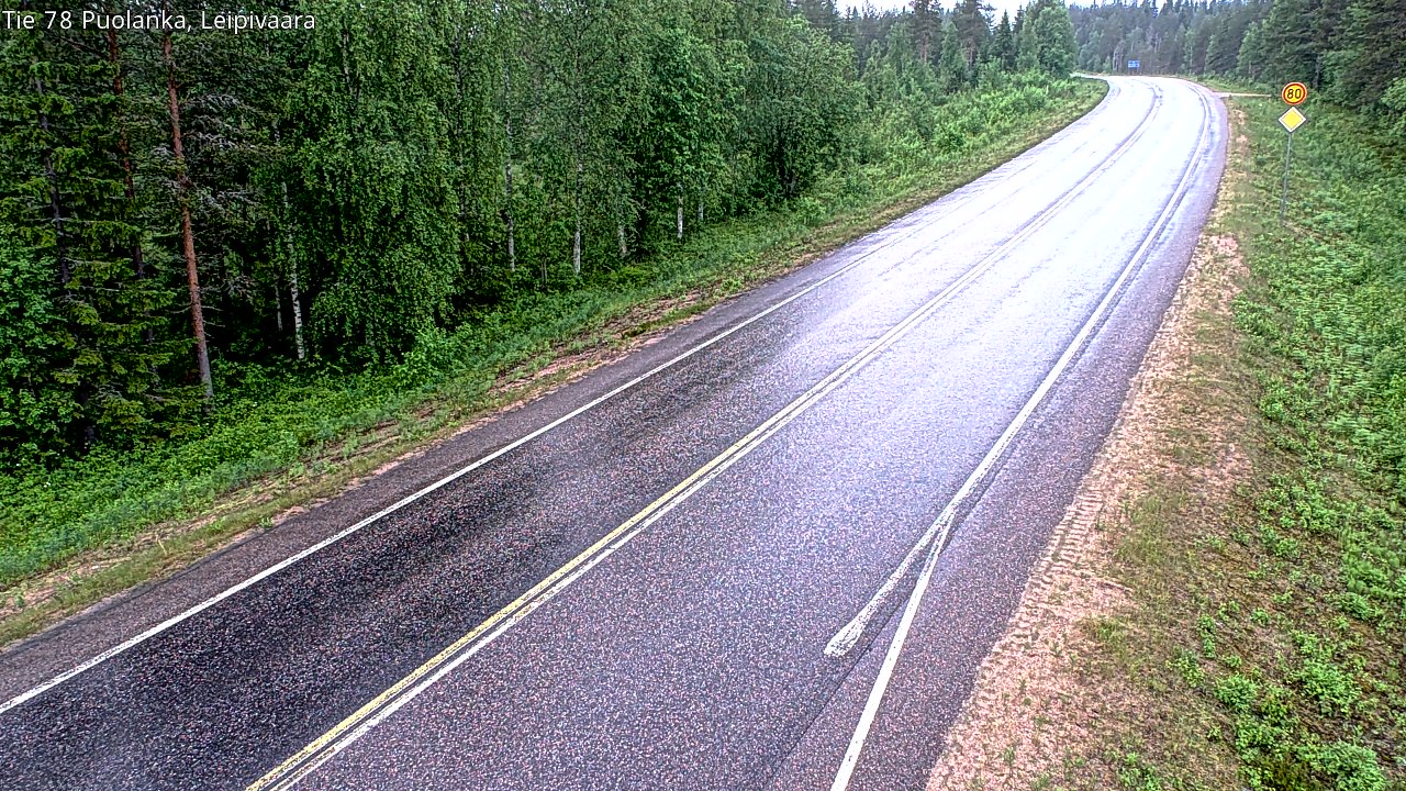 Kelikamerat Kuva Tie 78 Puolanka, Leipivaara, Puolanka, Kainuu