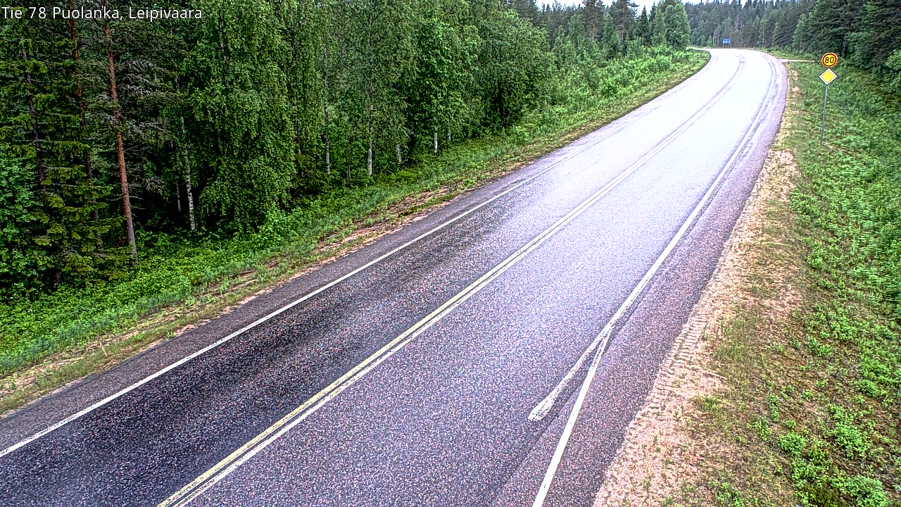 Kelikamerat Kuva Tie 78 Puolanka, Leipivaara, Puolanka, Kainuu