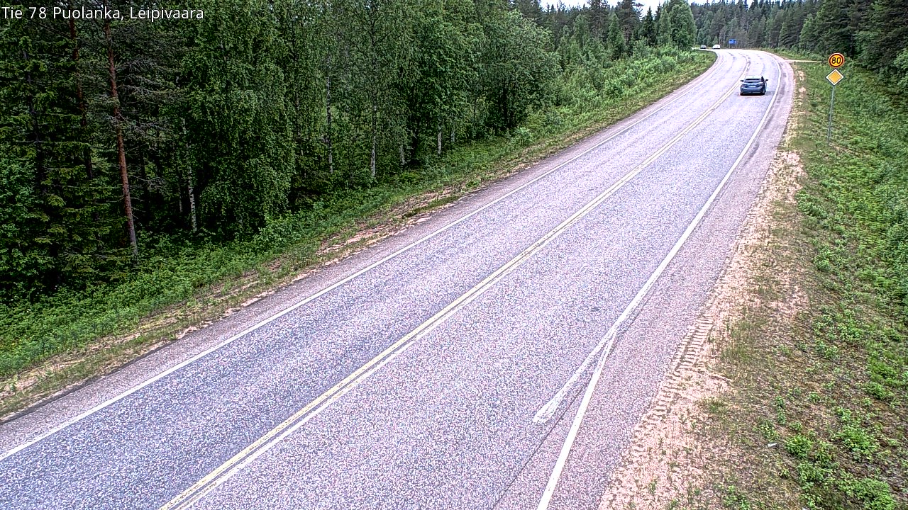 Kelikamerat Kuva Tie 78 Puolanka, Leipivaara, Puolanka, Kainuu
