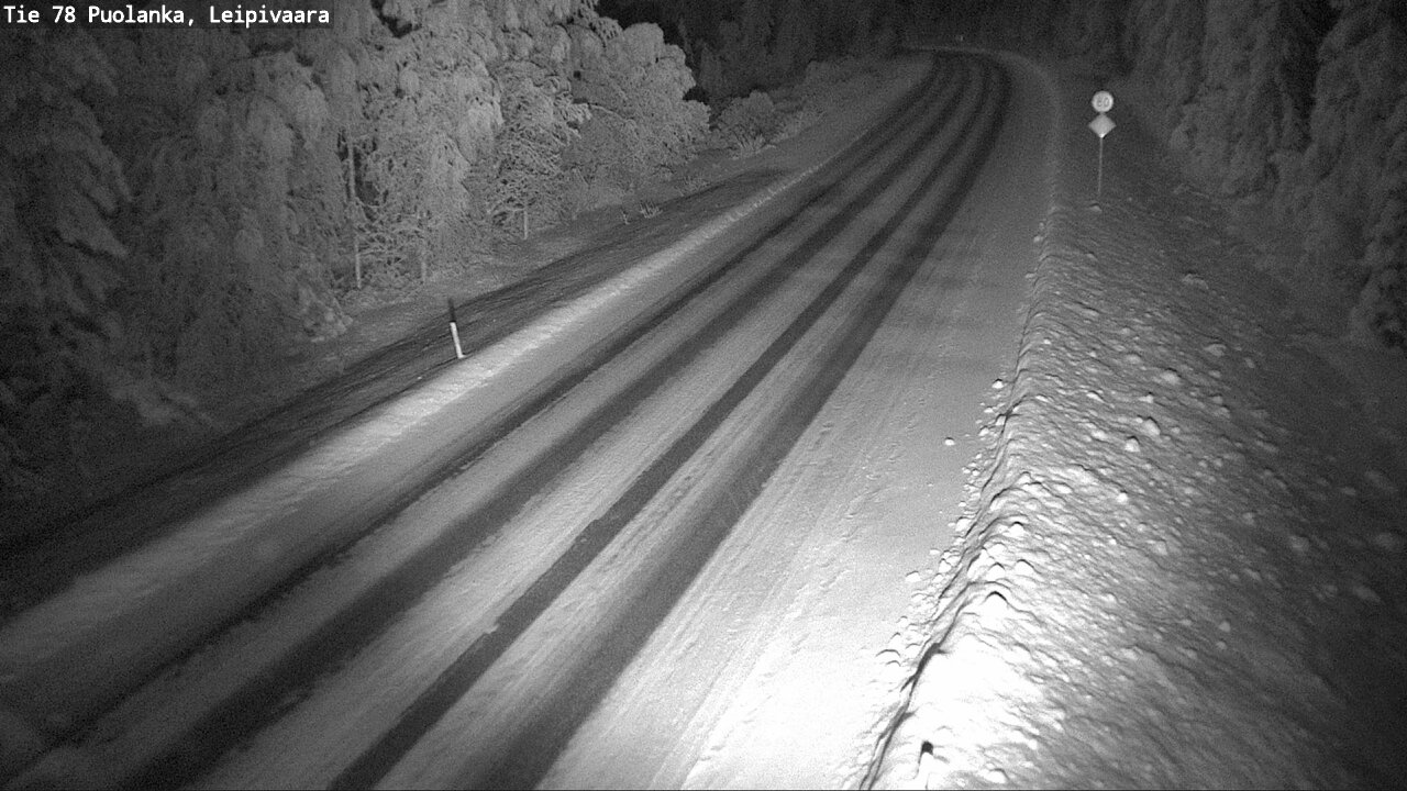 Weather Camera Image Road 78 Puolanka, Leipivaara, Puolanka, Kainuu