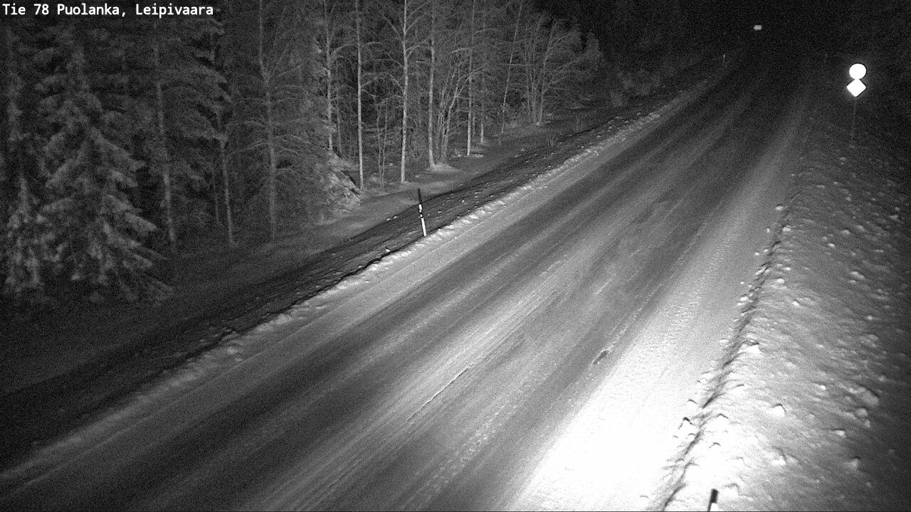 Weather Camera Image Road 78 Puolanka, Leipivaara, Puolanka, Kainuu