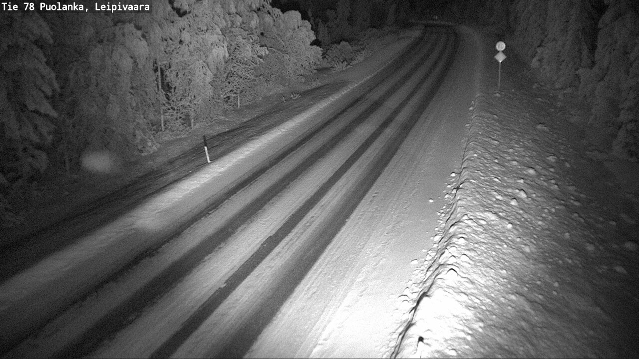 Weather Camera Image Road 78 Puolanka, Leipivaara, Puolanka, Kainuu