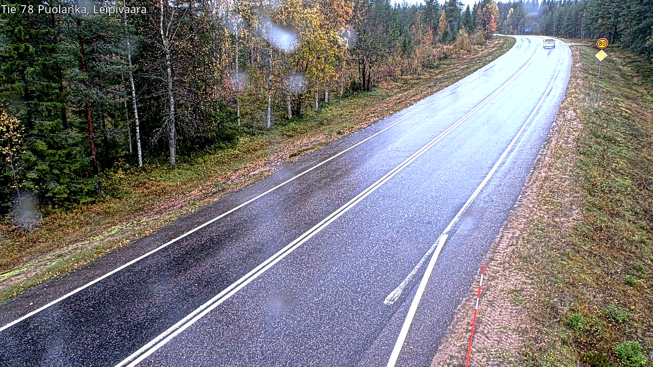 Weather Camera Image Road 78 Puolanka, Leipivaara, Puolanka, Kainuu