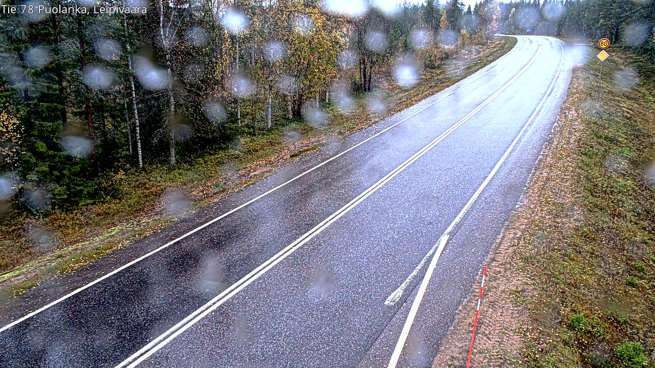 Weather Camera Image Road 78 Puolanka, Leipivaara, Puolanka, Kainuu