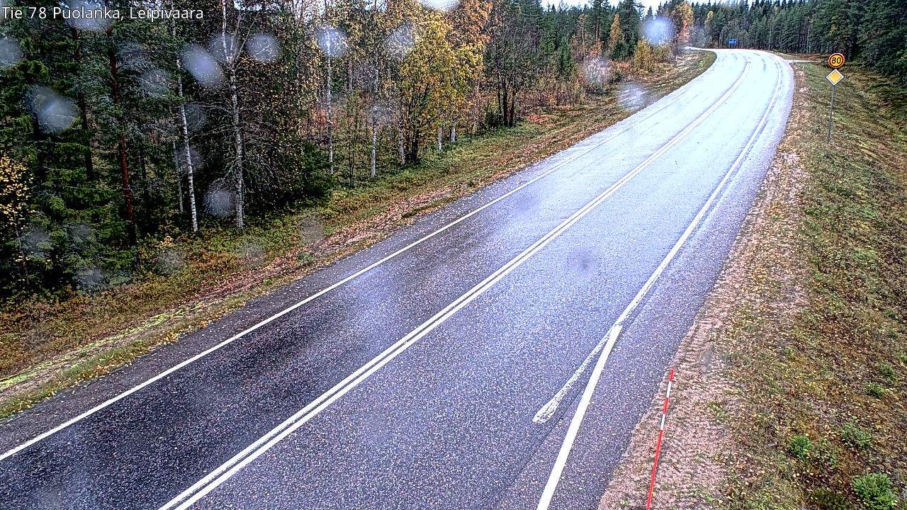Weather Camera Image Road 78 Puolanka, Leipivaara, Puolanka, Kainuu