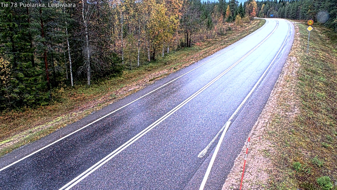 Weather Camera Image Road 78 Puolanka, Leipivaara, Puolanka, Kainuu