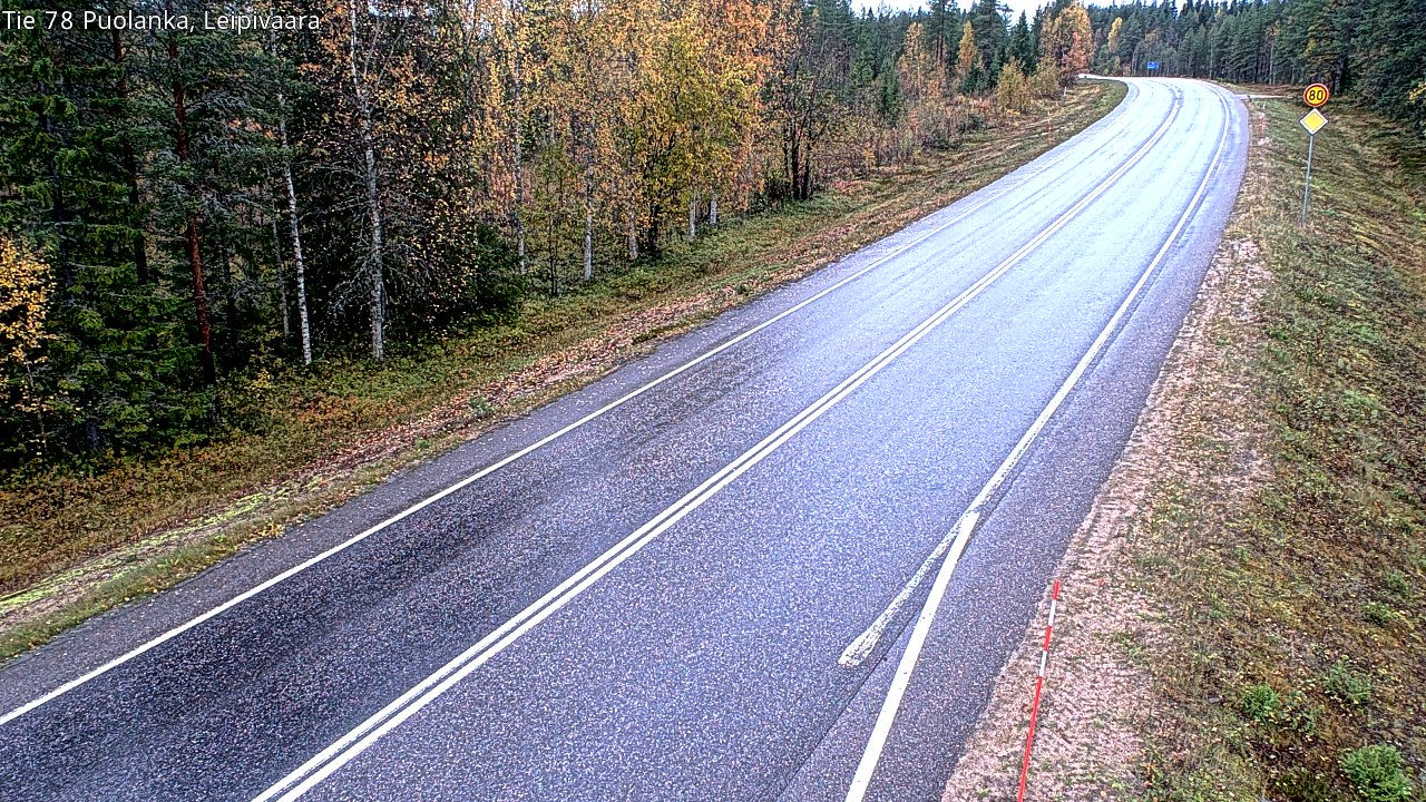 Kelikamerat Kuva Tie 78 Puolanka, Leipivaara, Puolanka, Kainuu