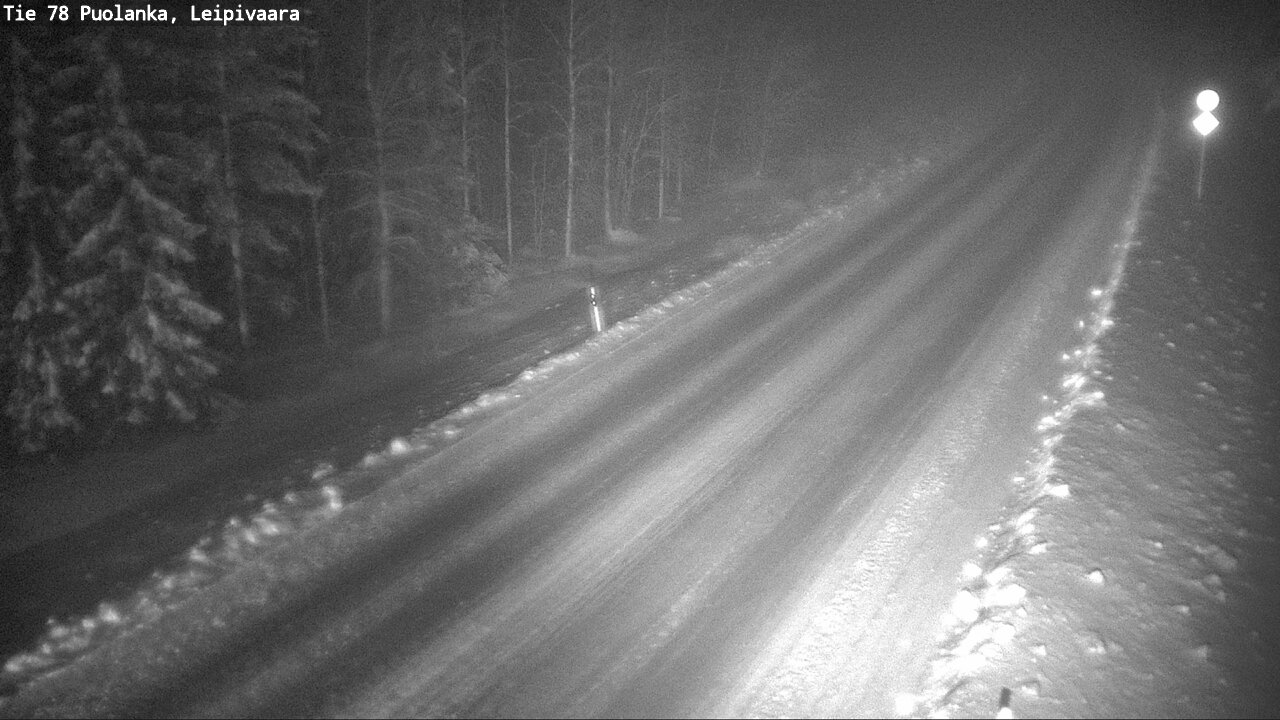 Weather Camera Image Road 78 Puolanka, Leipivaara, Puolanka, Kainuu