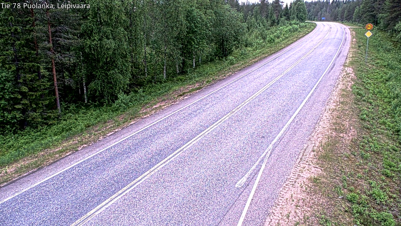 Kelikamerat Kuva Tie 78 Puolanka, Leipivaara, Puolanka, Kainuu