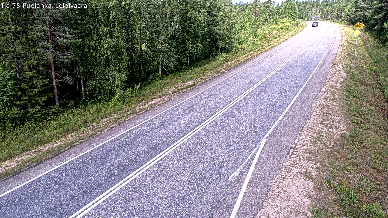 Kelikamerat Kuva Tie 78 Puolanka, Leipivaara, Puolanka, Kainuu