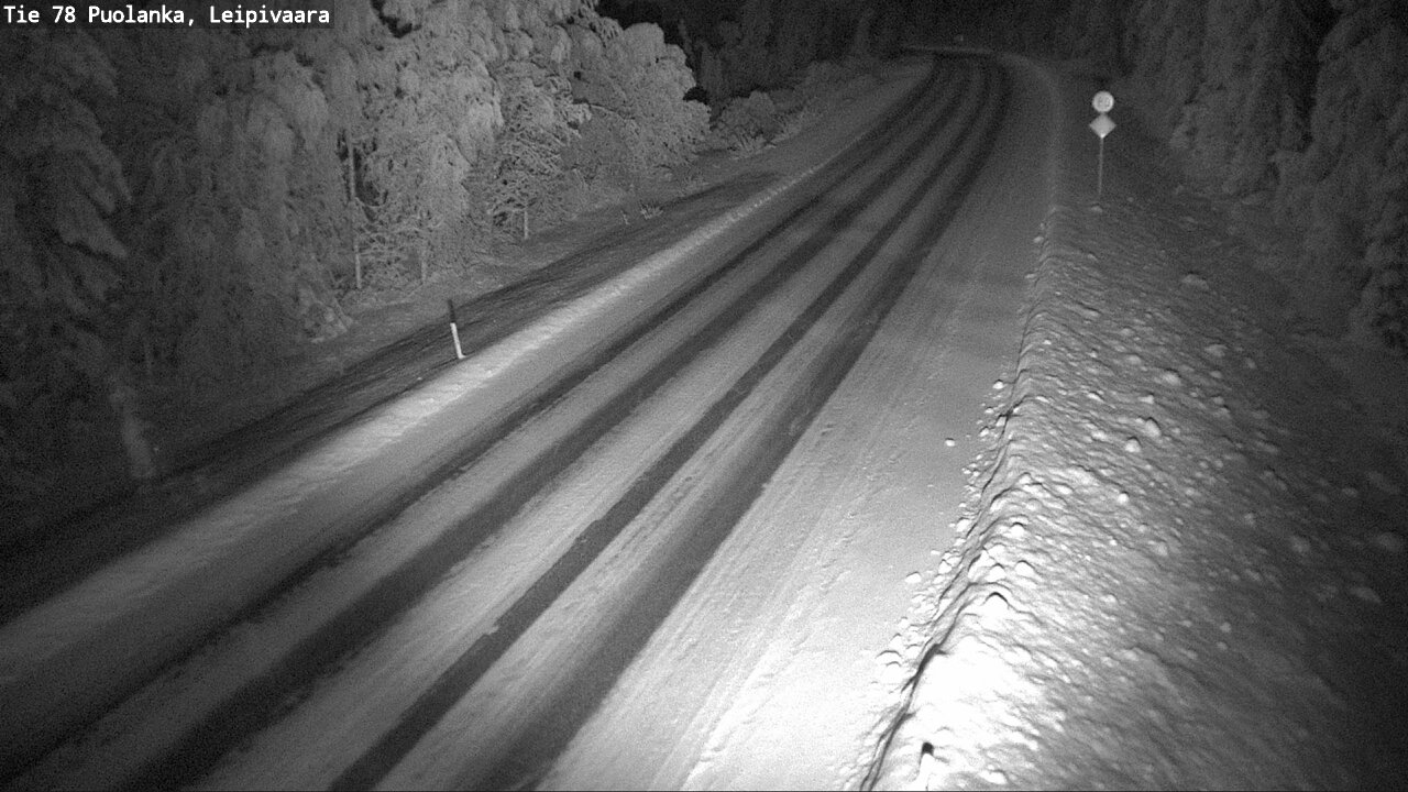 Weather Camera Image Road 78 Puolanka, Leipivaara, Puolanka, Kainuu