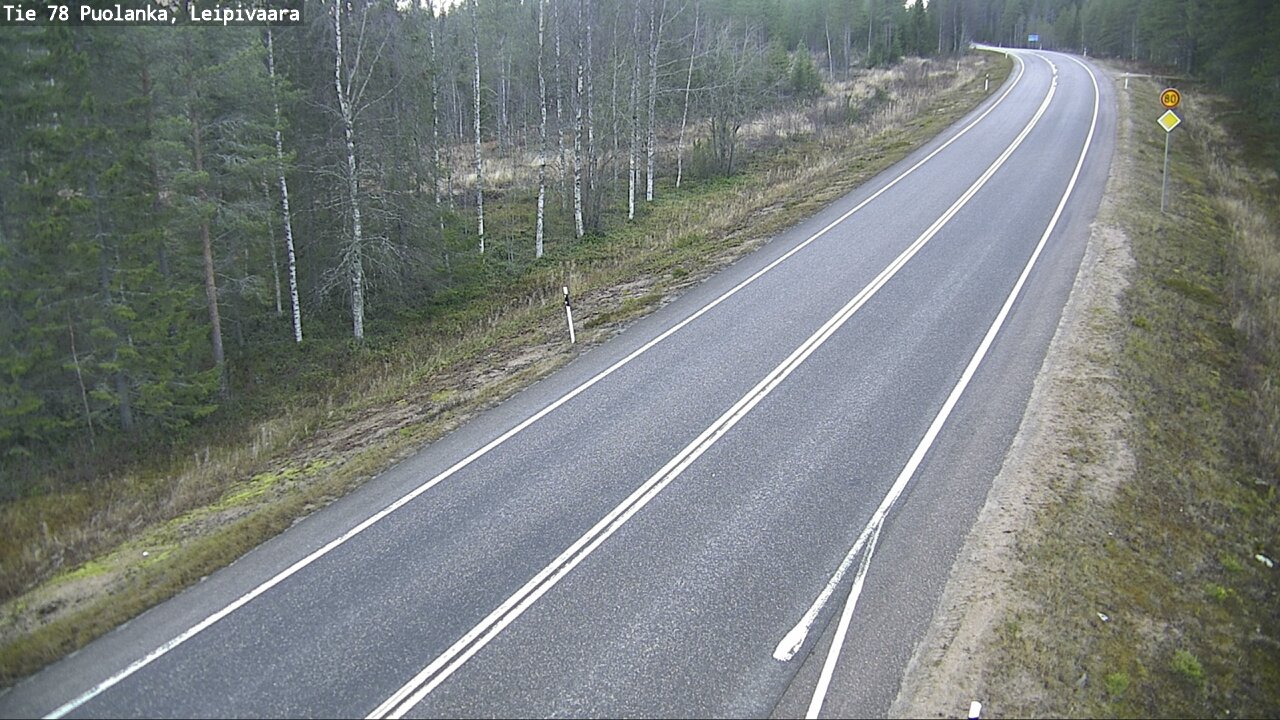 Kelikamerat Kuva Tie 78 Puolanka, Leipivaara, Puolanka, Kainuu