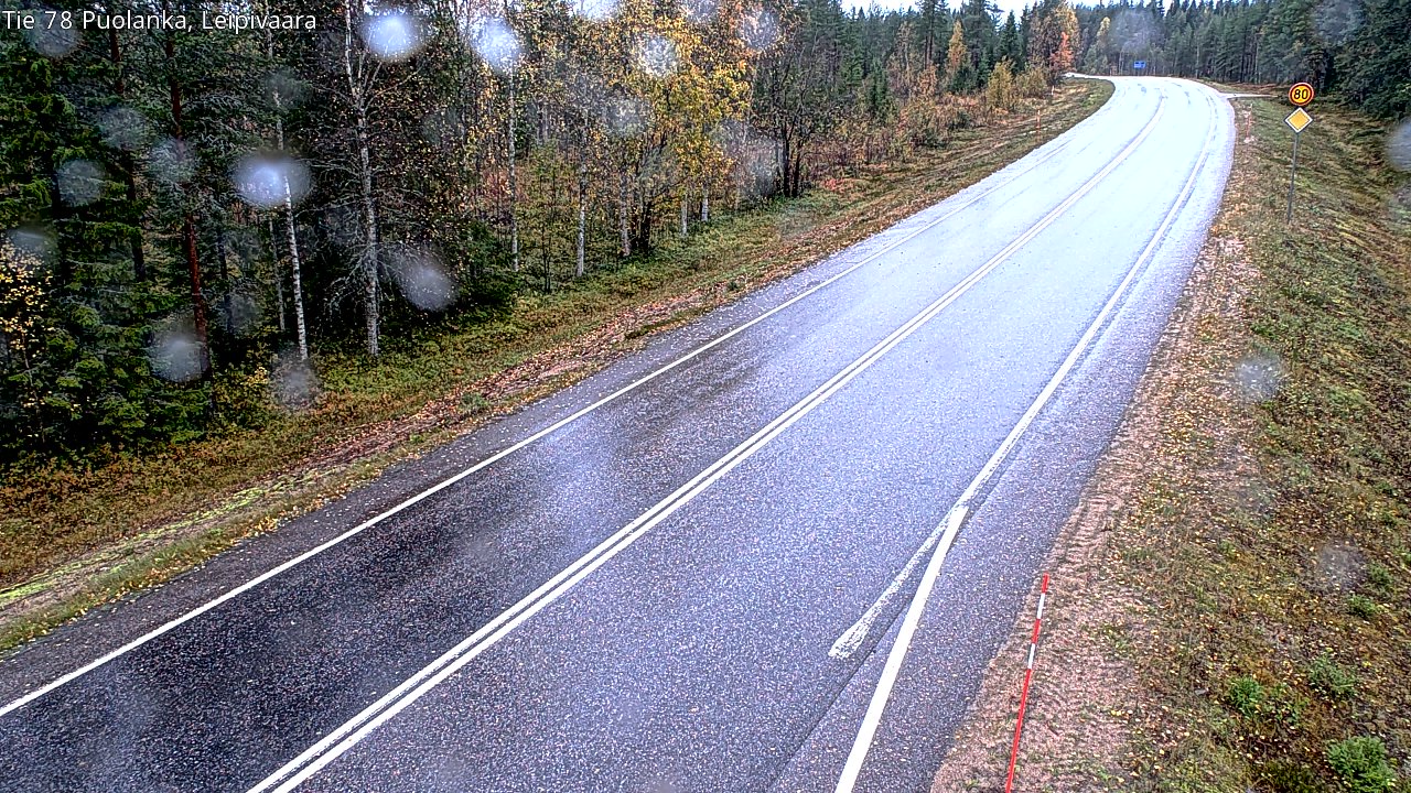 Weather Camera Image Road 78 Puolanka, Leipivaara, Puolanka, Kainuu