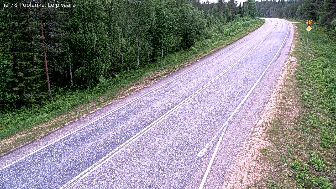 Kelikamerat Kuva Tie 78 Puolanka, Leipivaara, Puolanka, Kainuu