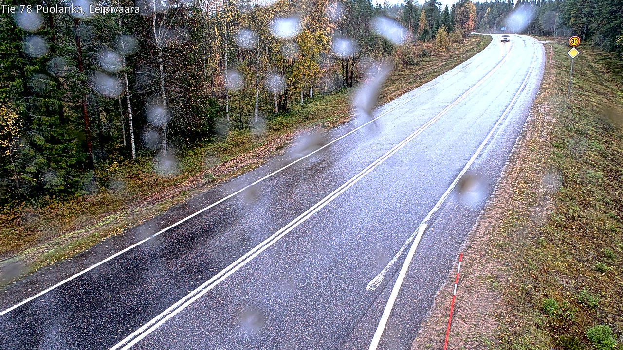 Weather Camera Image Road 78 Puolanka, Leipivaara, Puolanka, Kainuu