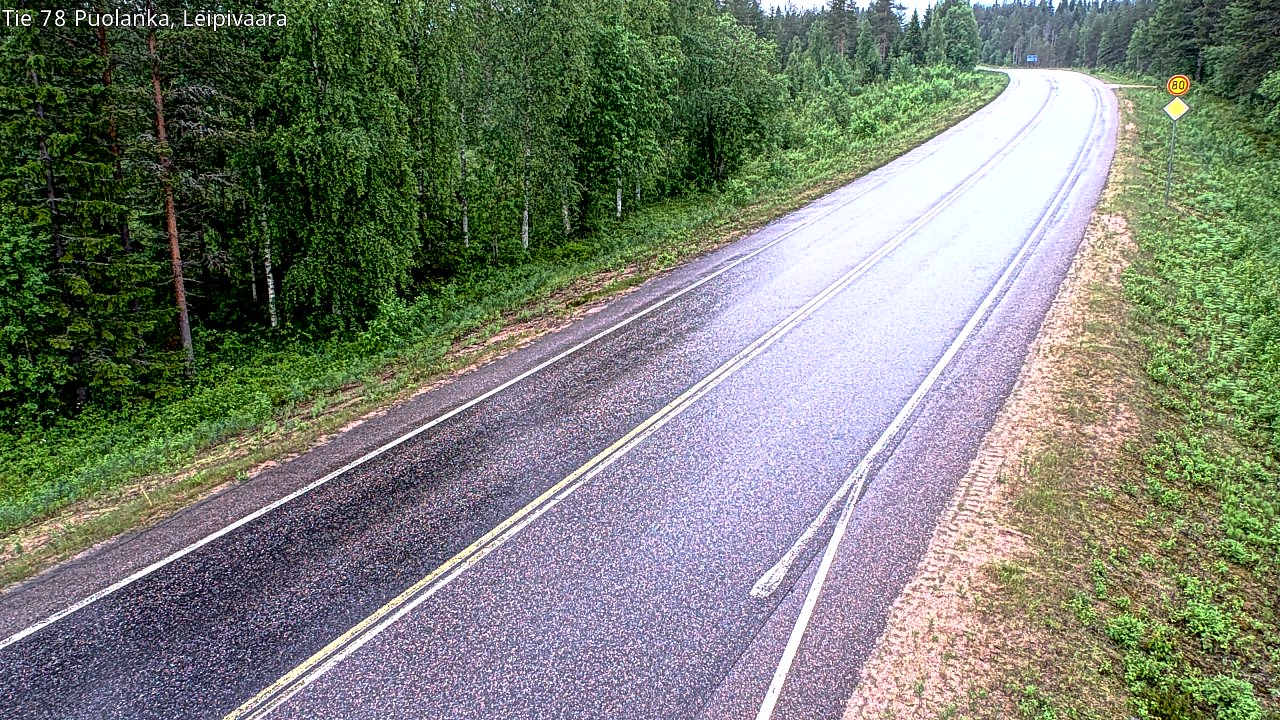 Kelikamerat Kuva Tie 78 Puolanka, Leipivaara, Puolanka, Kainuu