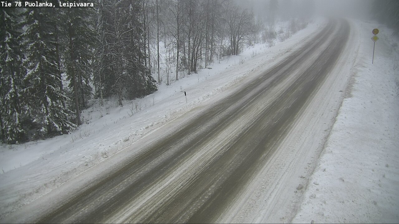 Weather Camera Image Road 78 Puolanka, Leipivaara, Puolanka, Kainuu