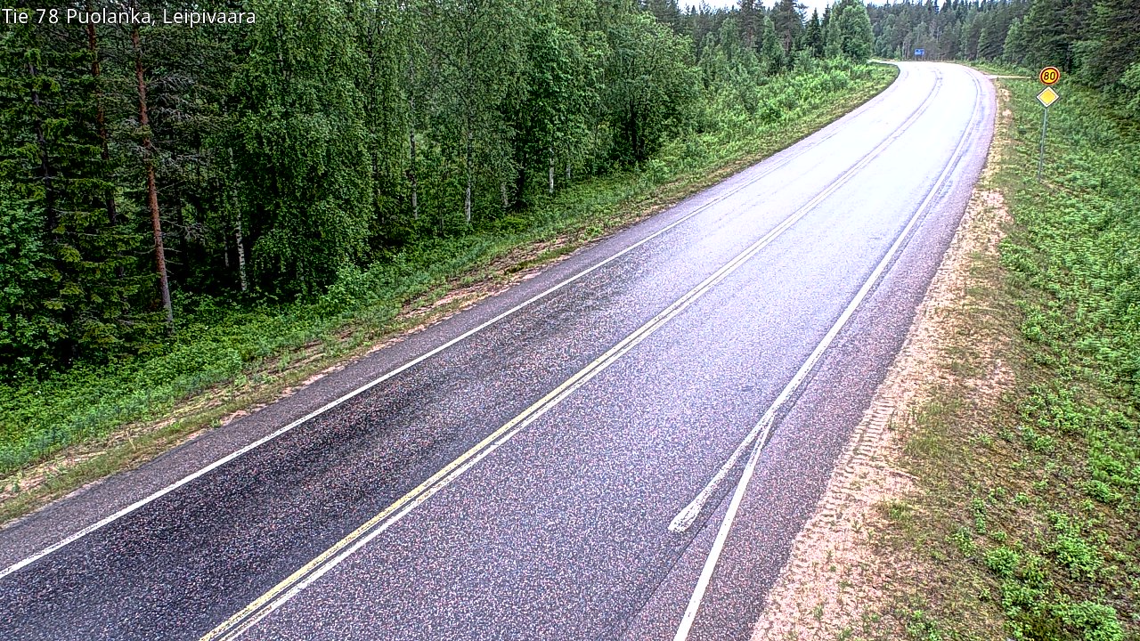 Kelikamerat Kuva Tie 78 Puolanka, Leipivaara, Puolanka, Kainuu