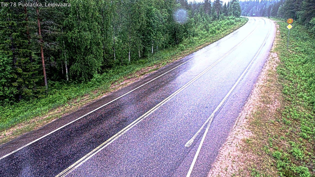Kelikamerat Kuva Tie 78 Puolanka, Leipivaara, Puolanka, Kainuu