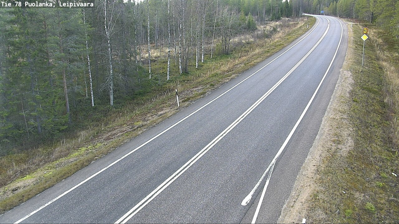 Kelikamerat Kuva Tie 78 Puolanka, Leipivaara, Puolanka, Kainuu