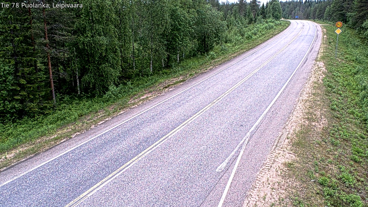 Kelikamerat Kuva Tie 78 Puolanka, Leipivaara, Puolanka, Kainuu