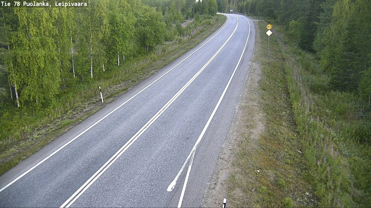 Kelikamerat Kuva Tie 78 Puolanka, Leipivaara, Puolanka, Kainuu