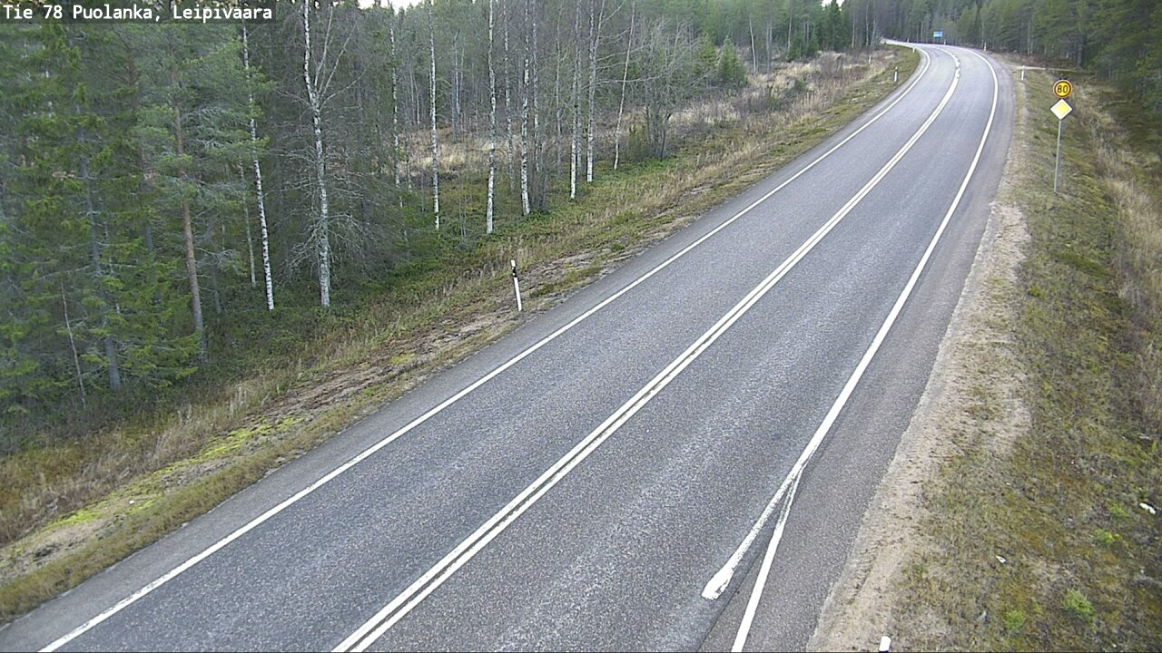 Kelikamerat Kuva Tie 78 Puolanka, Leipivaara, Puolanka, Kainuu