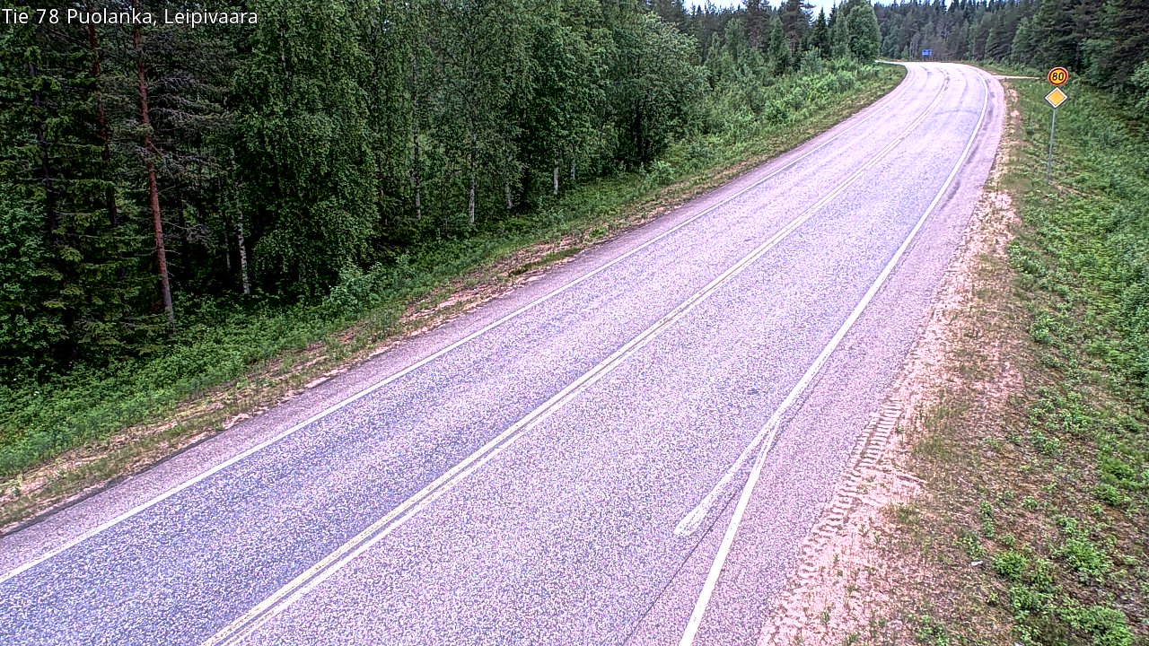 Kelikamerat Kuva Tie 78 Puolanka, Leipivaara, Puolanka, Kainuu