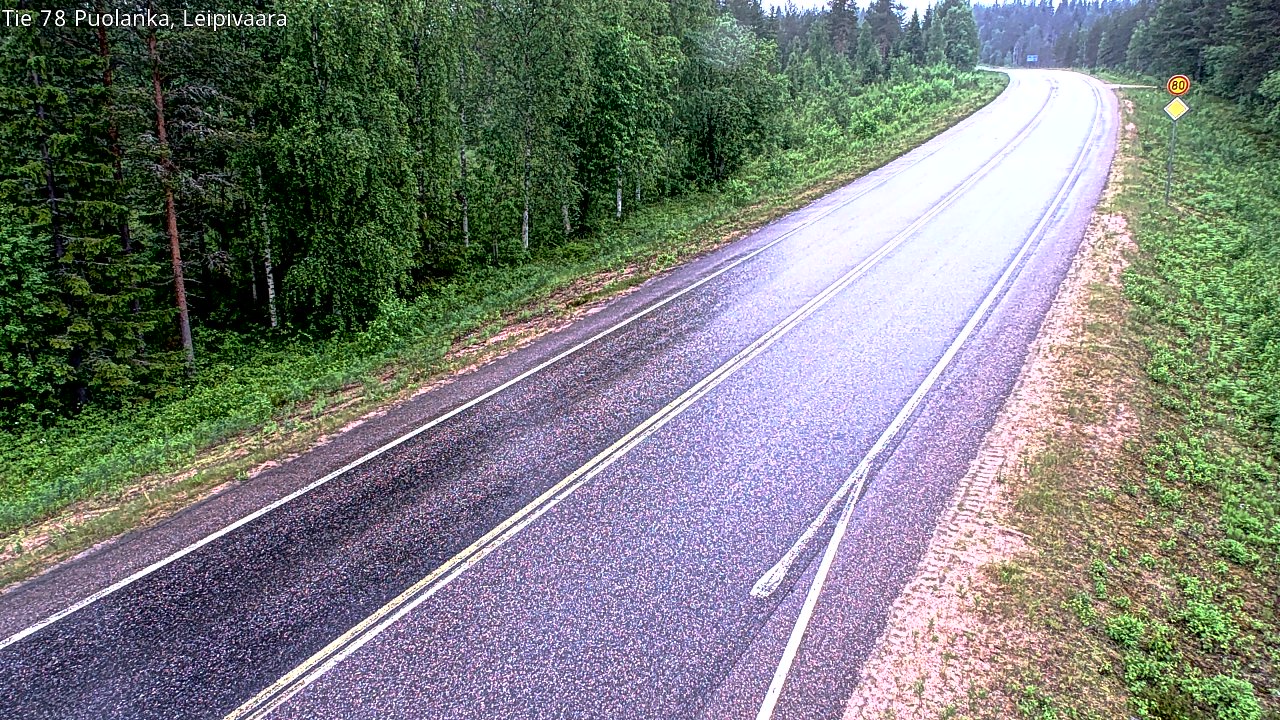 Kelikamerat Kuva Tie 78 Puolanka, Leipivaara, Puolanka, Kainuu