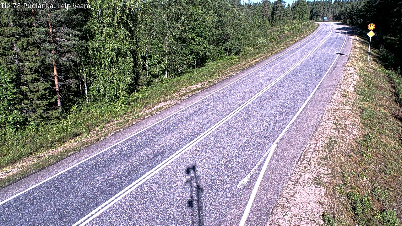 Kelikamerat Kuva Tie 78 Puolanka, Leipivaara, Puolanka, Kainuu