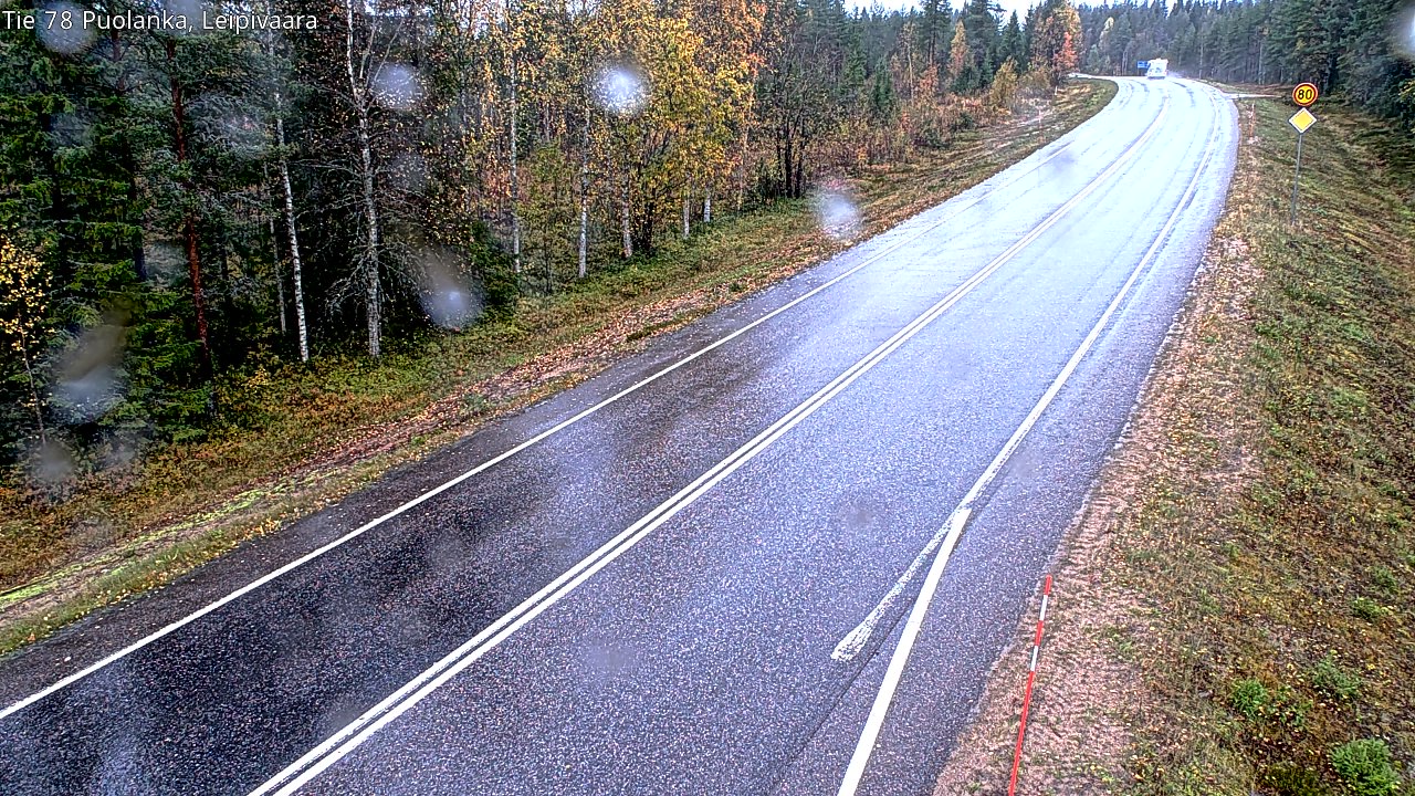 Weather Camera Image Road 78 Puolanka, Leipivaara, Puolanka, Kainuu