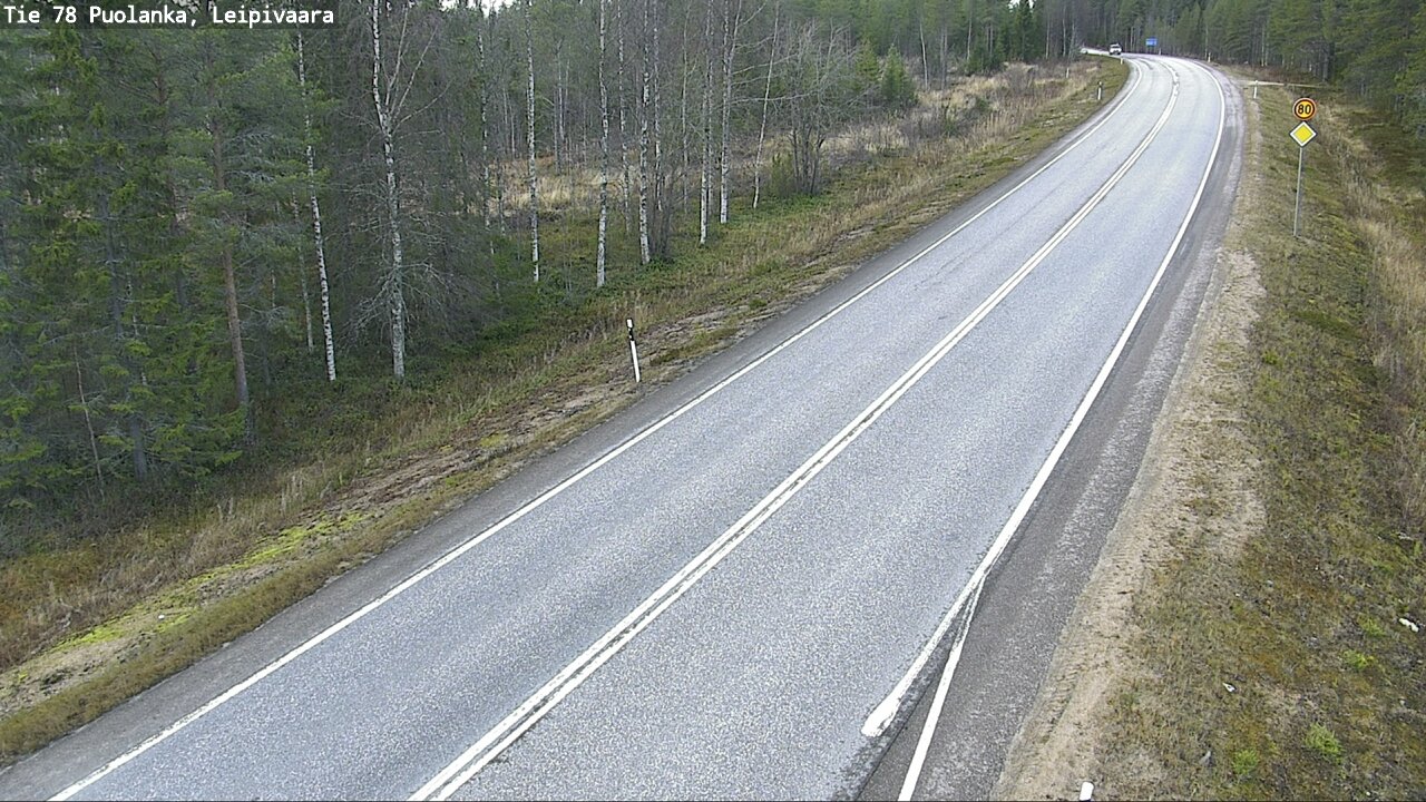 Kelikamerat Kuva Tie 78 Puolanka, Leipivaara, Puolanka, Kainuu