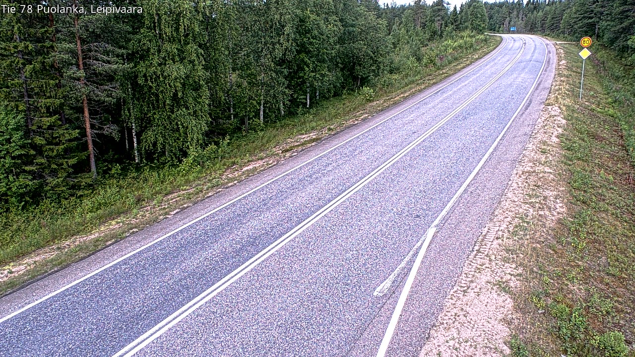 Kelikamerat Kuva Tie 78 Puolanka, Leipivaara, Puolanka, Kainuu