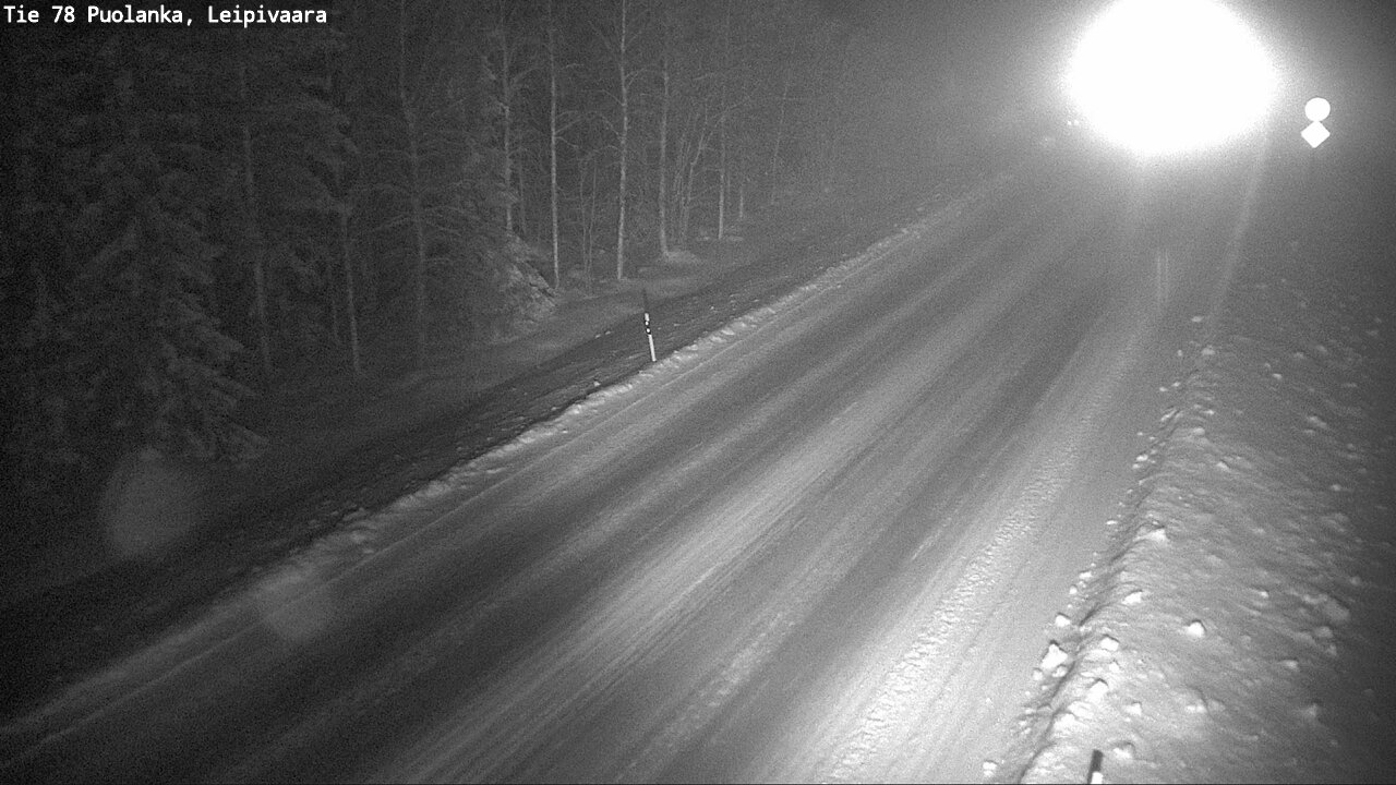 Weather Camera Image Road 78 Puolanka, Leipivaara, Puolanka, Kainuu