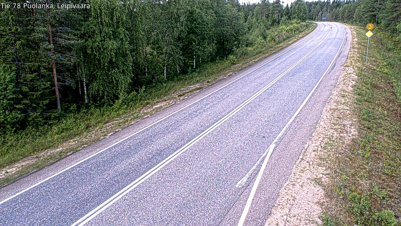 Kelikamerat Kuva Tie 78 Puolanka, Leipivaara, Puolanka, Kainuu