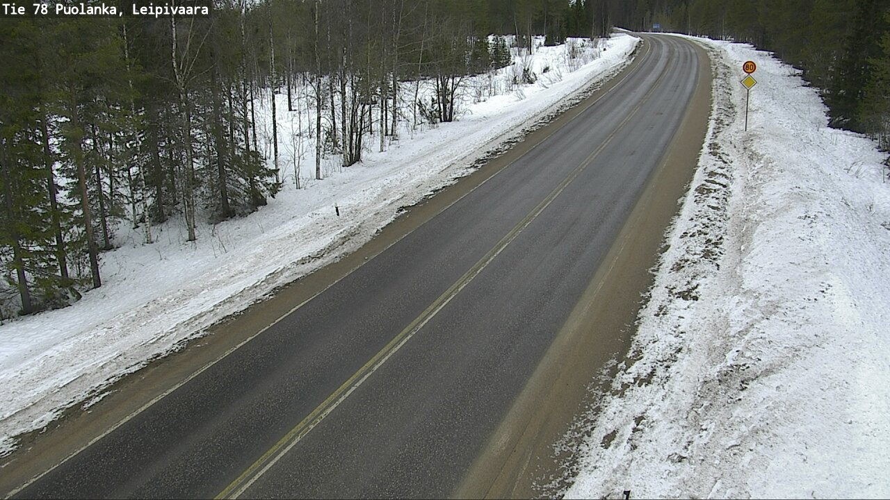 Kelikamerat Kuva Tie 78 Puolanka, Leipivaara, Puolanka, Kainuu