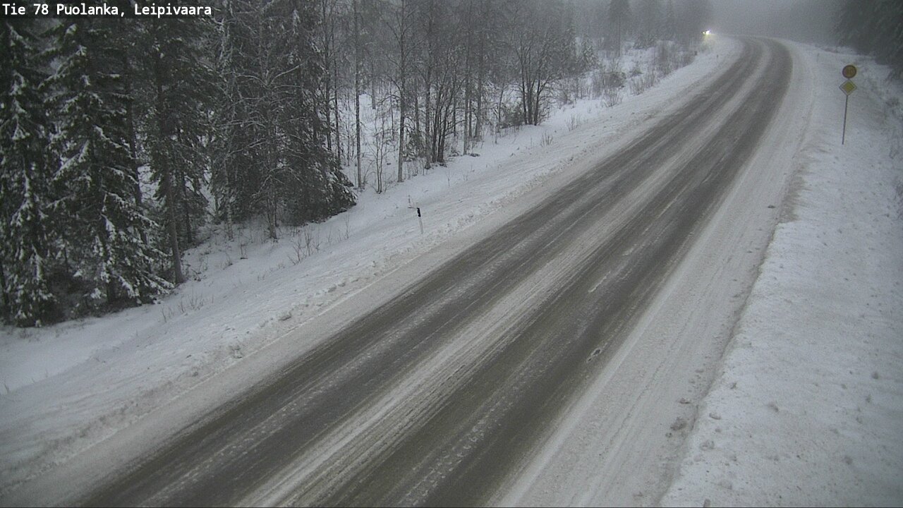Weather Camera Image Road 78 Puolanka, Leipivaara, Puolanka, Kainuu