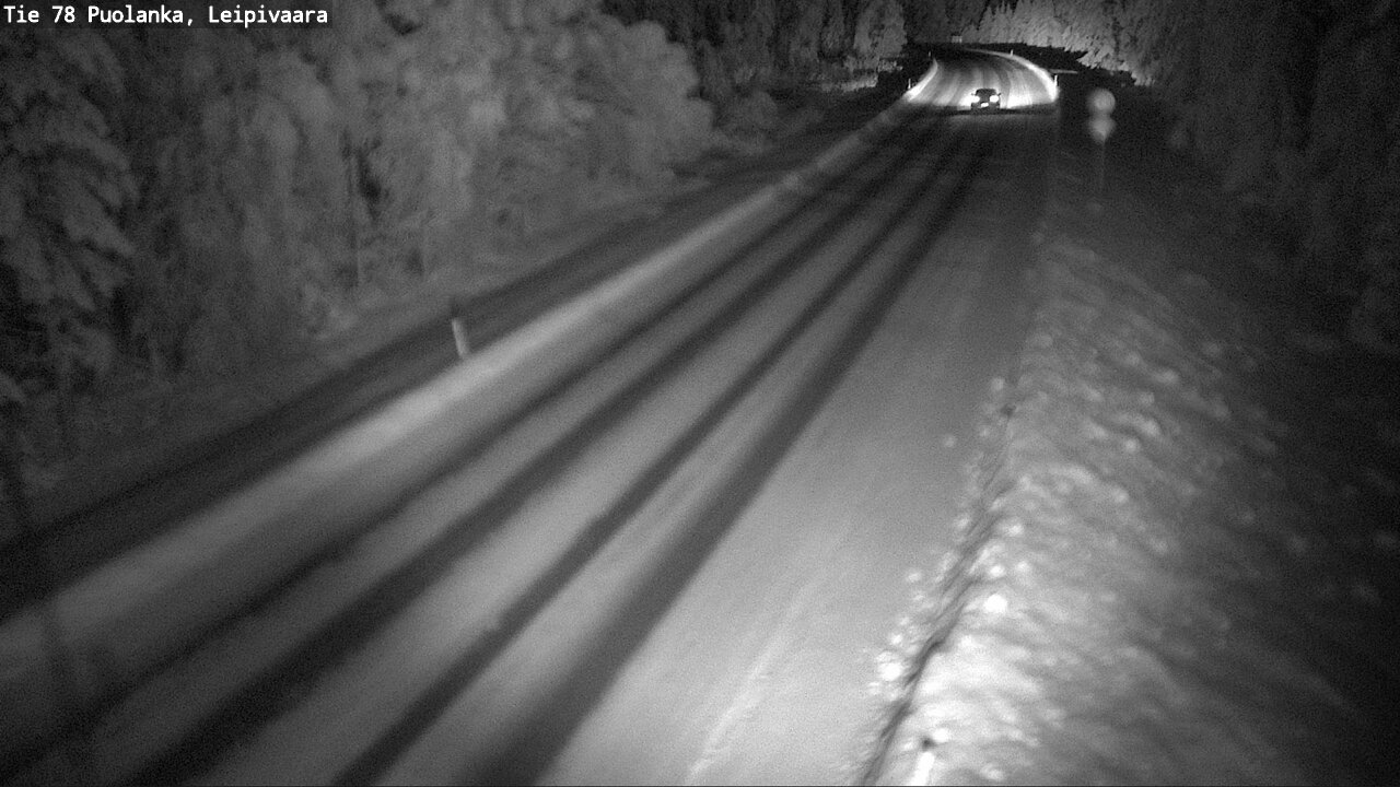 Weather Camera Image Väg 78 Puolango, Leipivaara, Puolanka, Kainuu