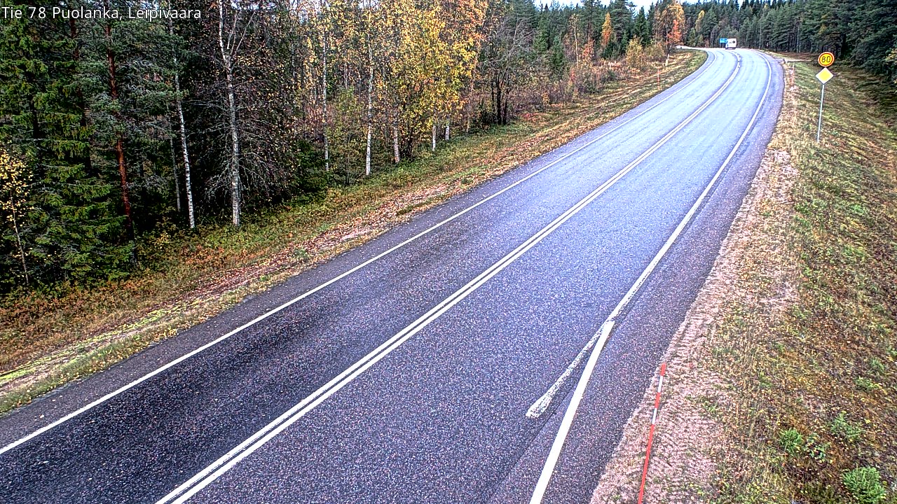 Weather Camera Image Road 78 Puolanka, Leipivaara, Puolanka, Kainuu