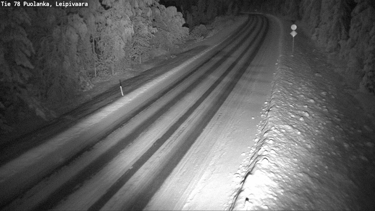 Weather Camera Image Road 78 Puolanka, Leipivaara, Puolanka, Kainuu