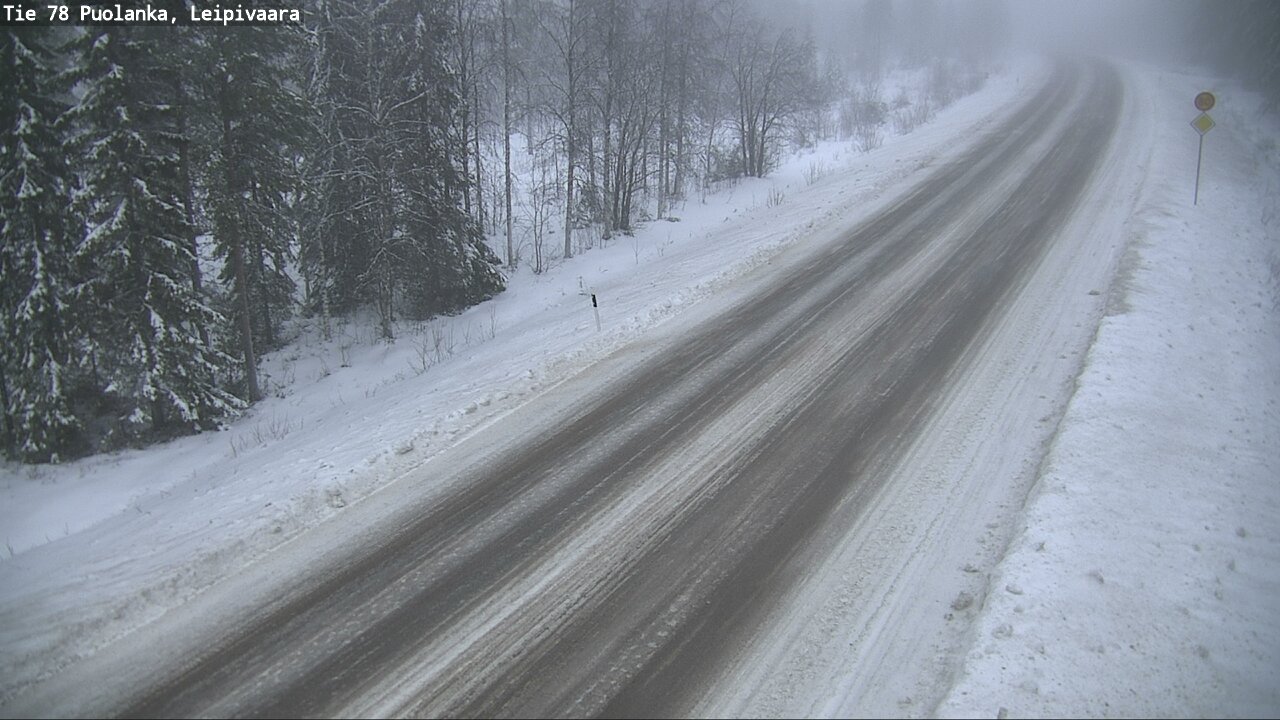 Weather Camera Image Road 78 Puolanka, Leipivaara, Puolanka, Kainuu