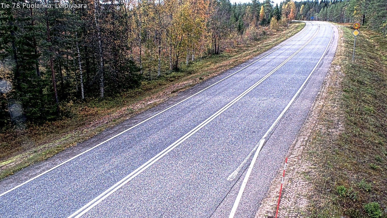 Kelikamerat Kuva Tie 78 Puolanka, Leipivaara, Puolanka, Kainuu