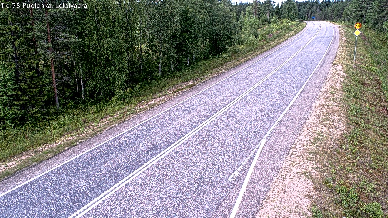 Kelikamerat Kuva Tie 78 Puolanka, Leipivaara, Puolanka, Kainuu