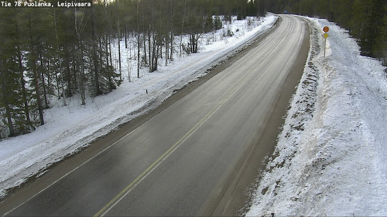 Kelikamerat Kuva Tie 78 Puolanka, Leipivaara, Puolanka, Kainuu