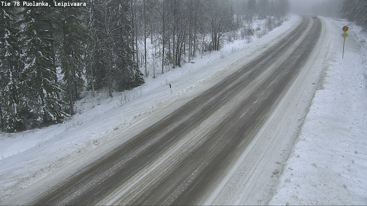 Weather Camera Image Road 78 Puolanka, Leipivaara, Puolanka, Kainuu