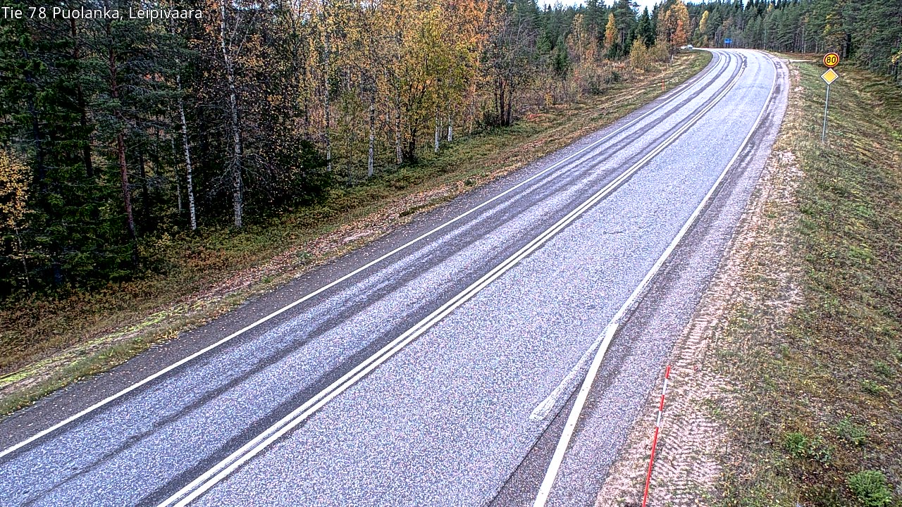 Kelikamerat Kuva Tie 78 Puolanka, Leipivaara, Puolanka, Kainuu