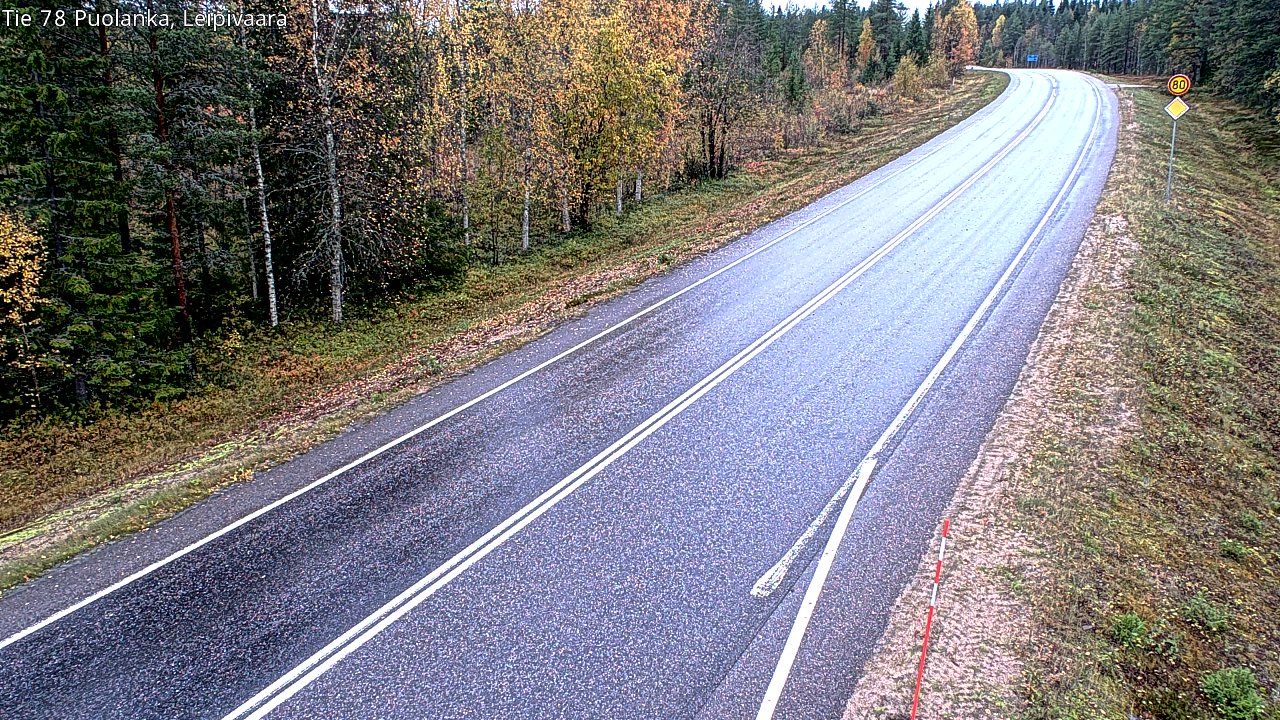 Kelikamerat Kuva Tie 78 Puolanka, Leipivaara, Puolanka, Kainuu